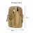 Black Portable Outdoor Tactical Pocket Bag Mobile Phone Waist Bag Wearing Belt Running Multi-functional Bag for Camping Hiking Fishing