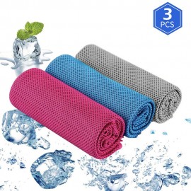 Beach Cooling Towels Yoga Blanket Ultra-thin for Sports Workout Fitness Gym Pilates Travel Camping Towels
