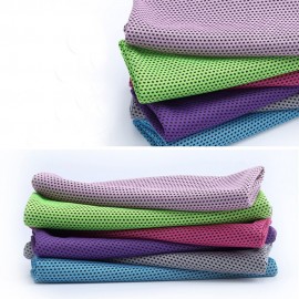 Beach Cooling Towels Yoga Blanket Ultra-thin for Sports Workout Fitness Gym Pilates Travel Camping Towels