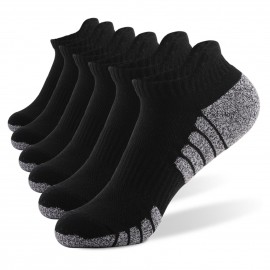 6 Pairs Sports Ankle Socks  Athletic Low-cut Socks..