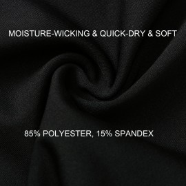 Men 2-in-1 Running Pants Elastic Waist Pockets Stretchy Moisture-wicking Leggings Athletic Workout Tights