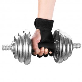Weight Lifting Gloves Wrist Wraps Protection Fitness Gloves for Pull Ups Bodybuilding Powerlifting Training Wrist Support for Men and Women