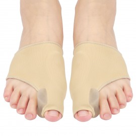 1 Pair Bunion Corrector Gel Bunion Pads Sleeves Brace Bunion Relief Big Toe Separator for Big Toe Joint Pain Relief