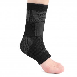 1pc Ankle Support Brace Breathable Adjustable Ankl..