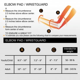 6Pcs/Set 2 Wrist Guards + 2 Elbow Pads + 2 Knee Pads Thicken Shell Impact Resistance All-around Protection for Children Adults Outdoor Sports