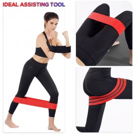 3 PCS Sports Exercise Resistance Loop Bands Set Elastic Band Set for Yoga Home Gym Training